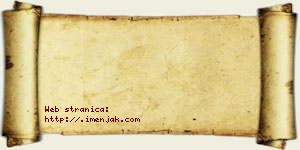 Danica Stijović vizit kartica